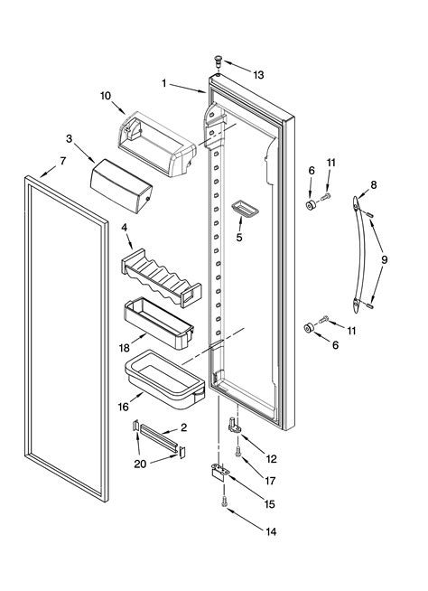 kitchenaid refrigerator parts|kitchenaid refrigerator part list.